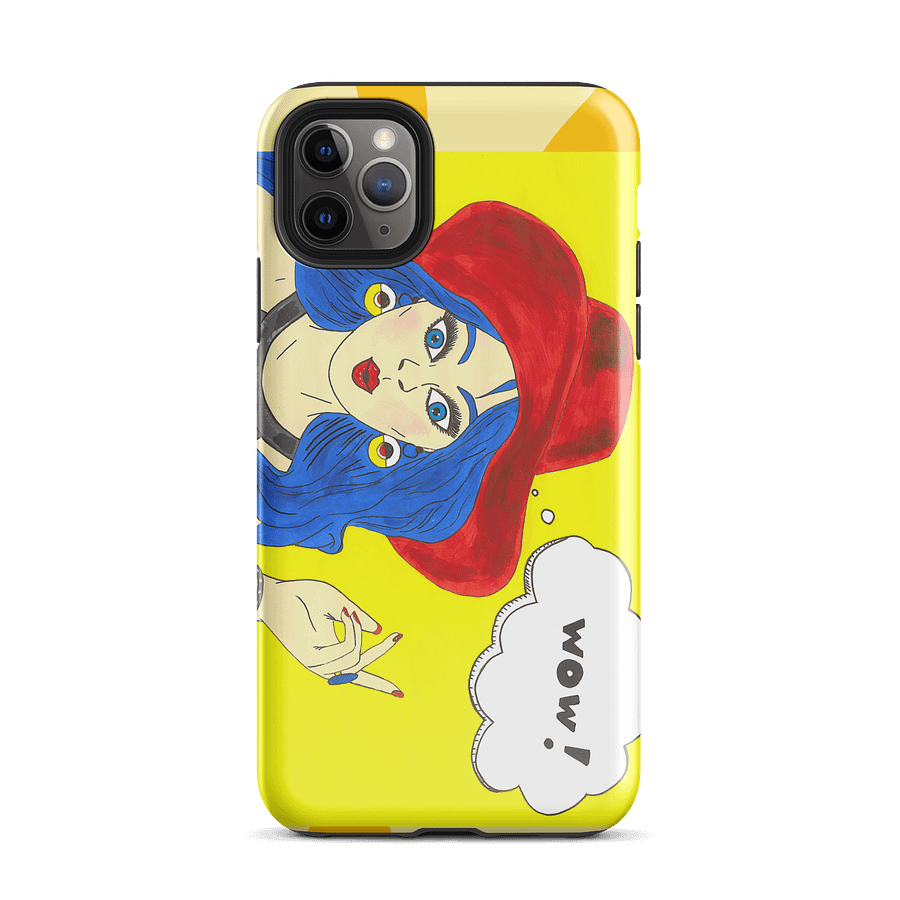 Pop art girl (art by Dina R.) acrylic painting picture - Tough Case for iPhone product image (26)