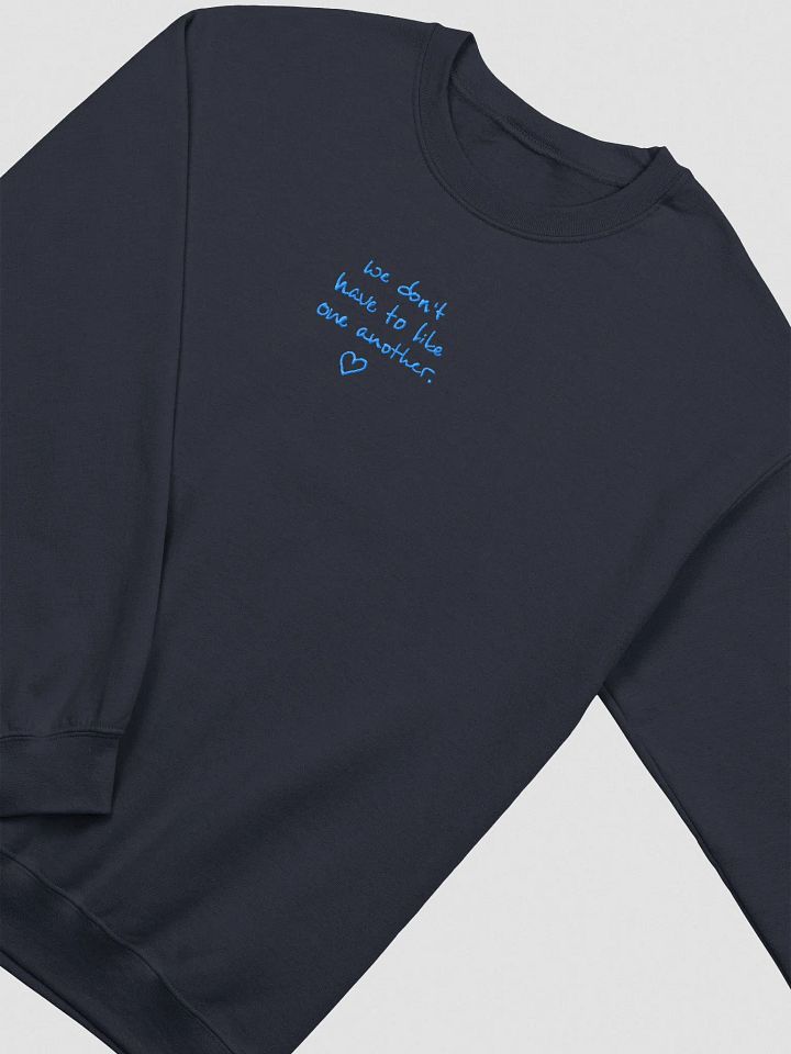 ONE ANOTHER (aqua) embroidered crewneck product image (1)