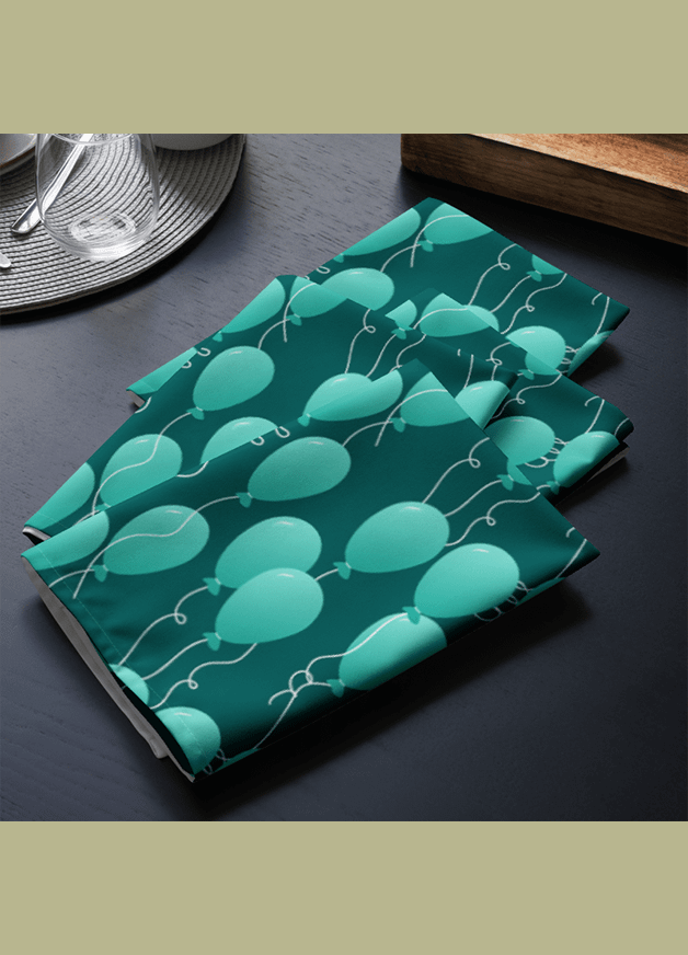 Set of Floating Balloons Party Time! Cloth Napkins product image (4)