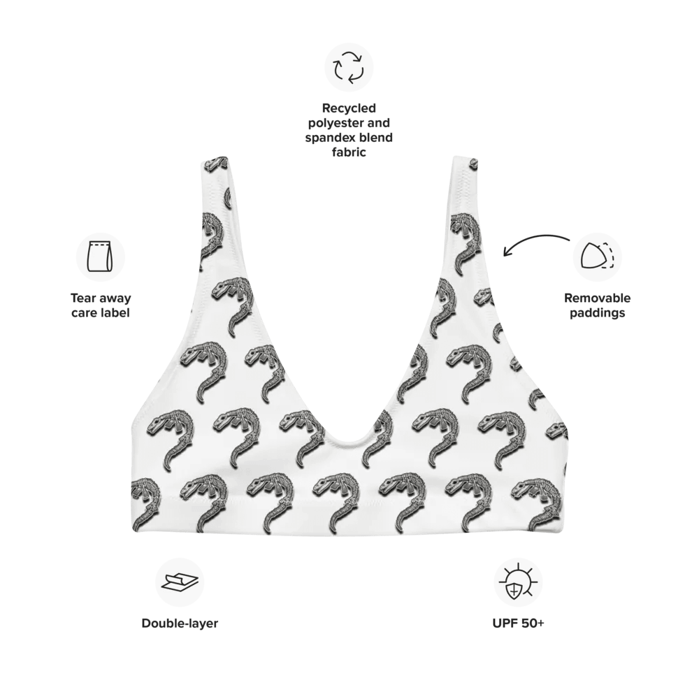 Mosasaur Symmetry Padded Bikini Top product image (9)
