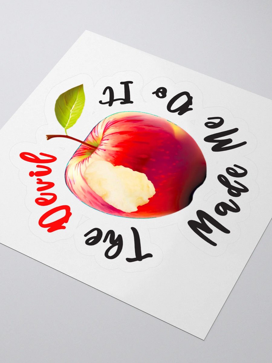 The Devil Made Me Do It Kiss Cut Stickers product image (8)