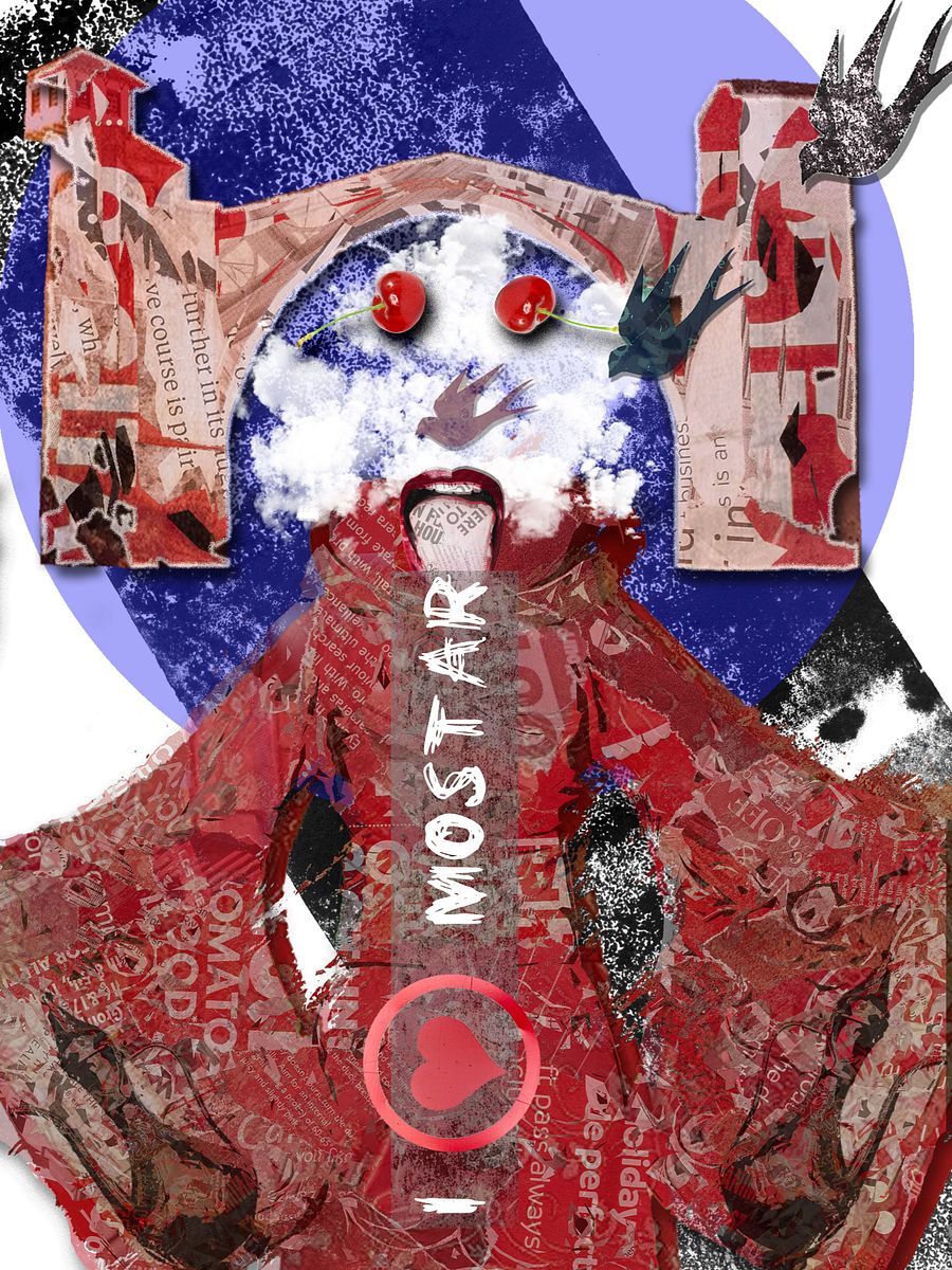 I Love Mostar | Poster Design product image (1)
