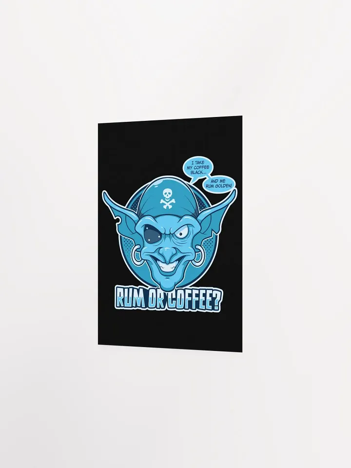 Funny College Student Poster – Coffee & Rum Humor product image (19)