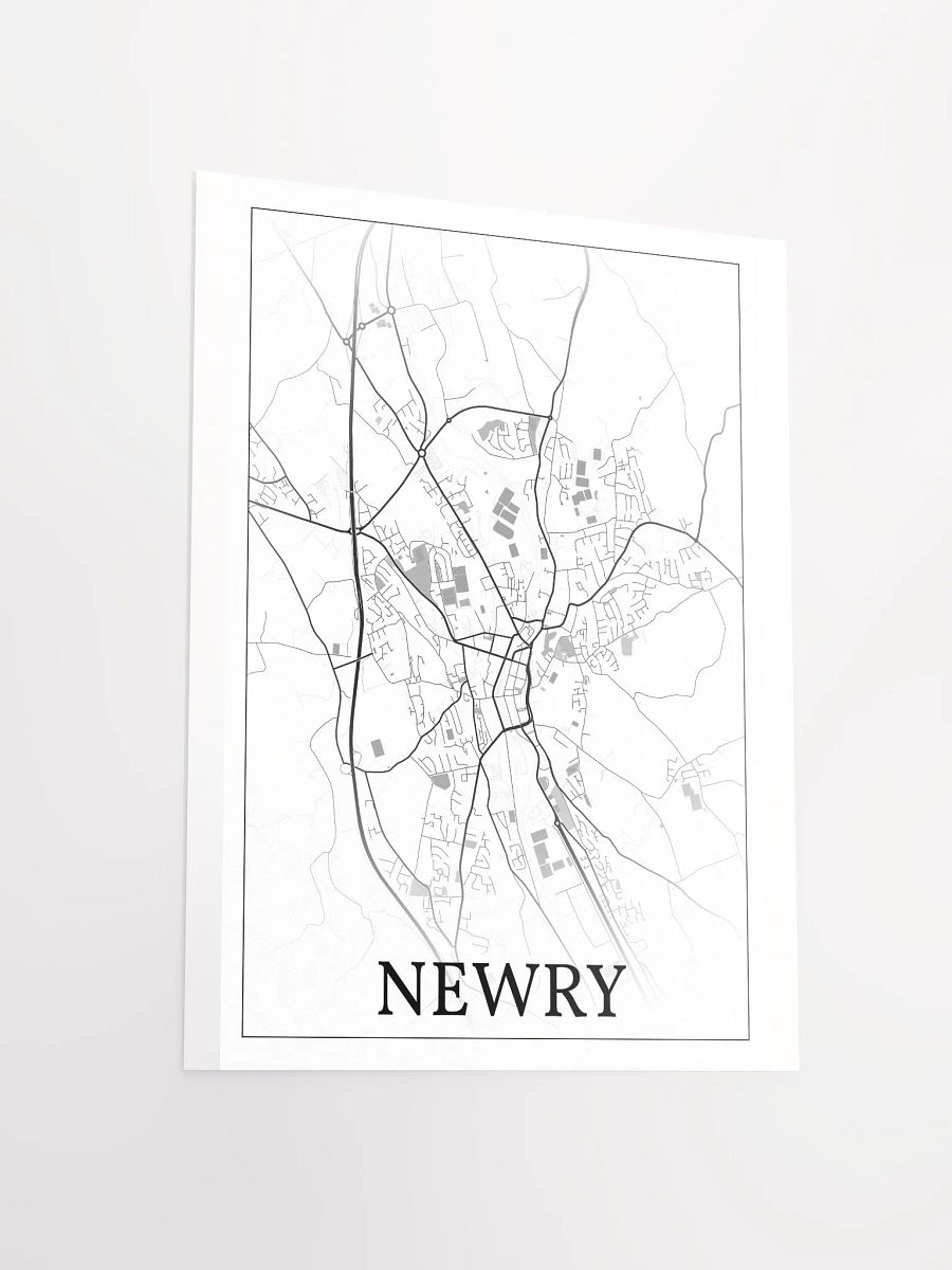 Newry, Northern Ireland, city map print product image (11)