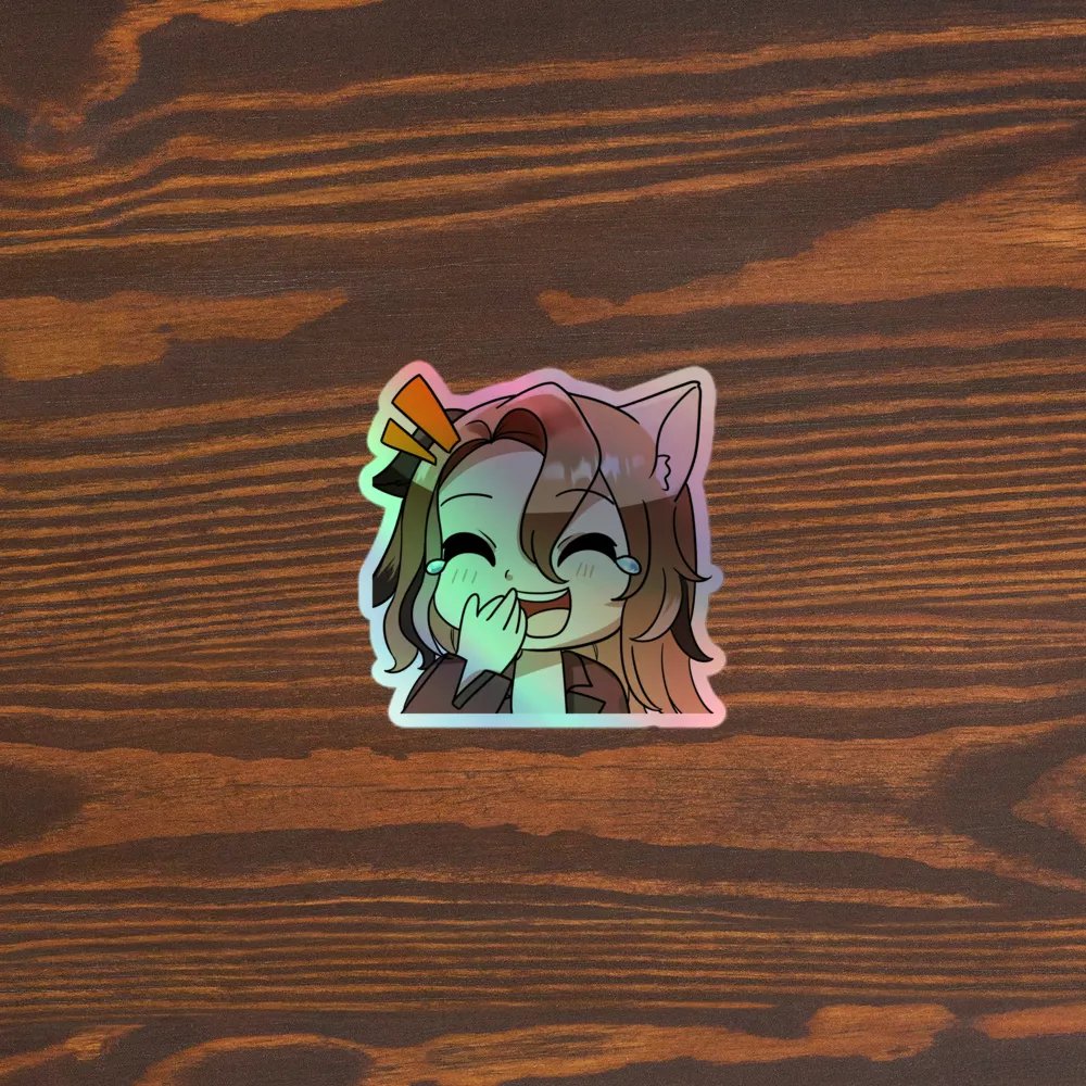 lawl emote holographic sticker product image (5)