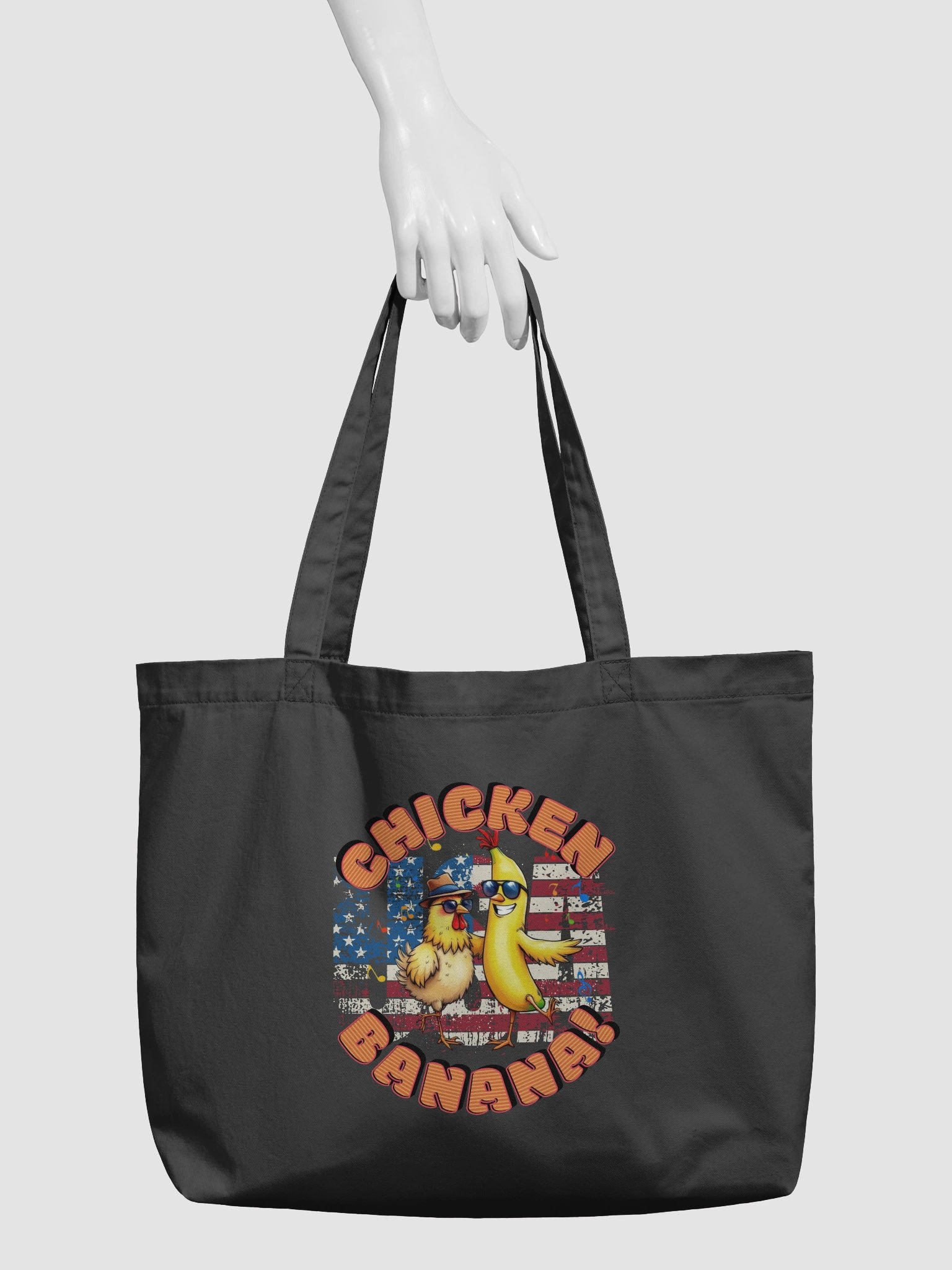 Chicken Banana USA Flag Funky Dance Eco Tote product image (3)