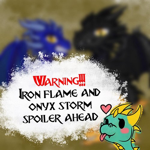 ‼️SPOILER‼️for those that haven’t read the empyrean fourth wing series!!!

had to draw one more dragon for the family photo 😆...