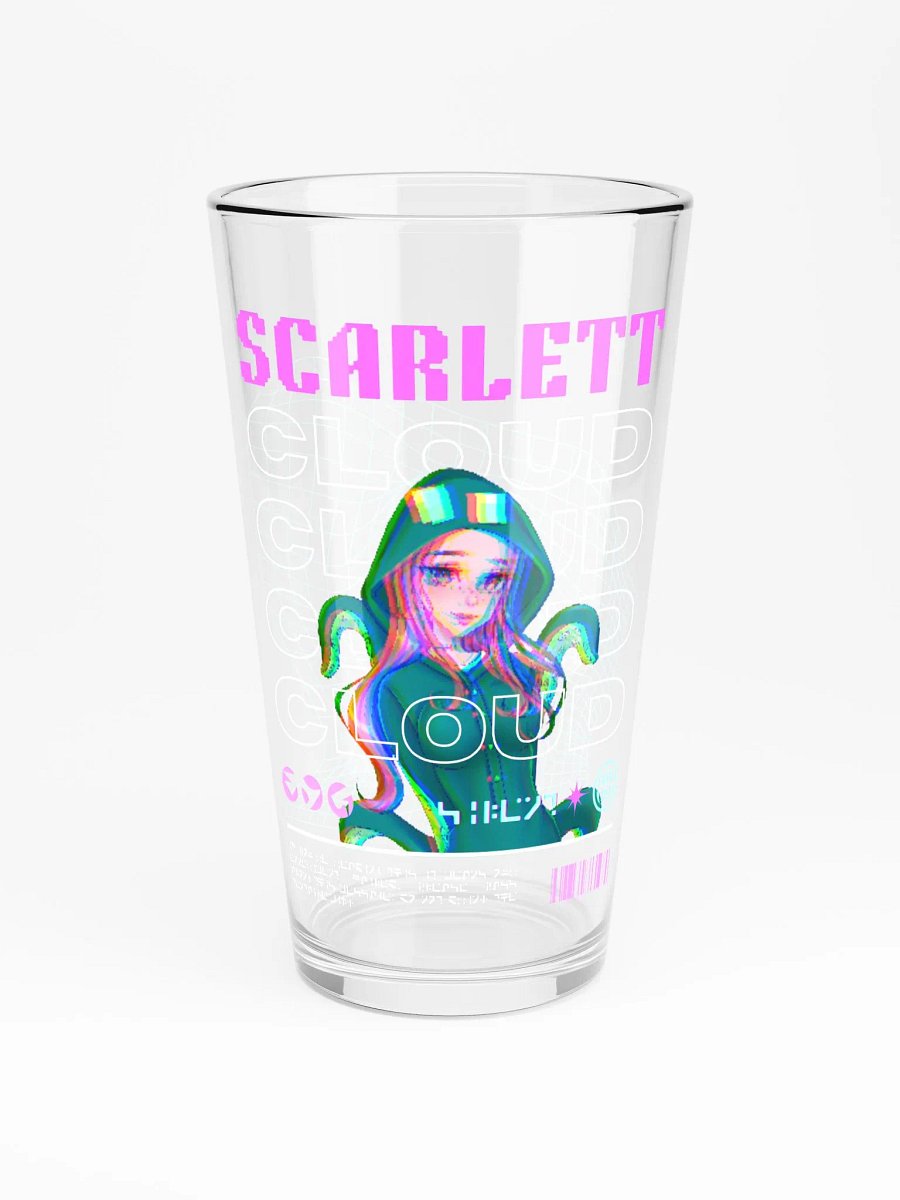 scarlett vaporwave pint glass product image (3)