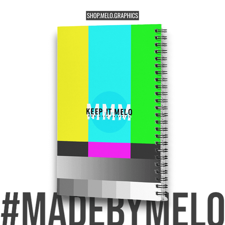 Rated M for MELO TV Spiral Notebook - 5.5x8.5