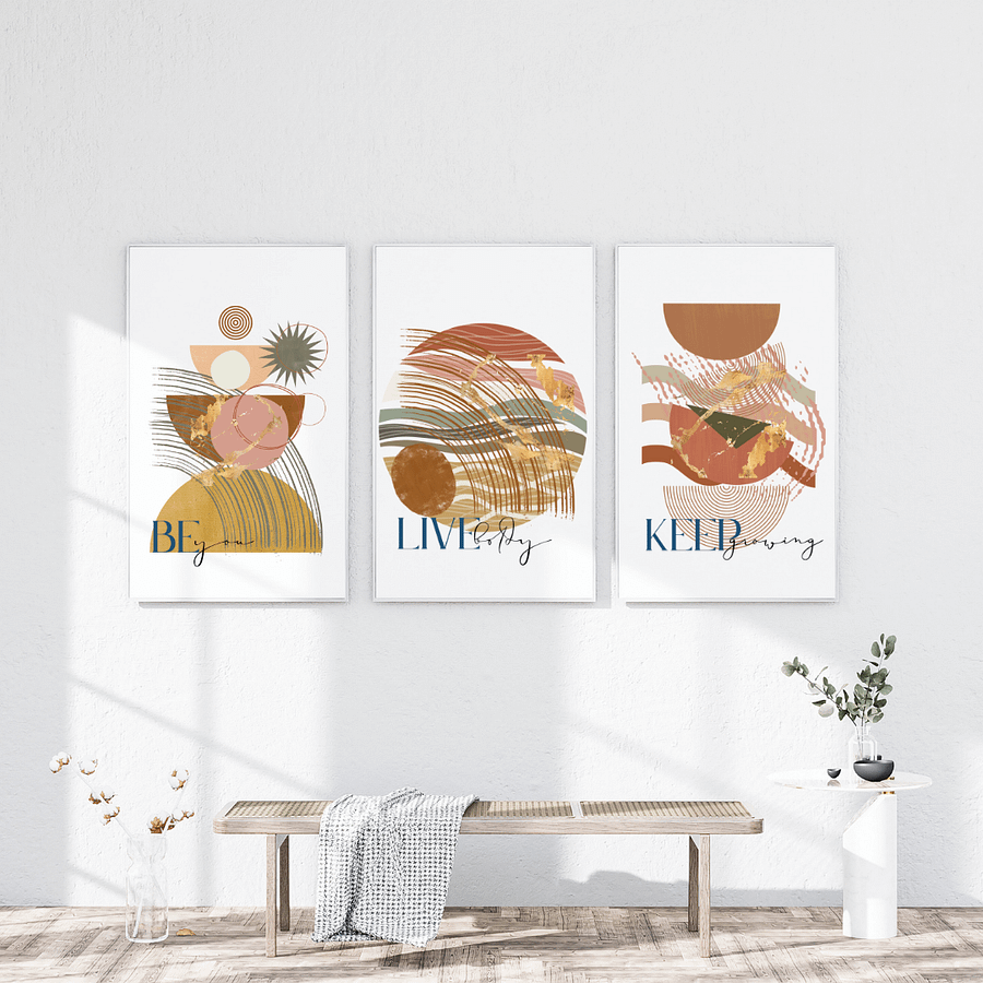Live Boldly ' Abstract Print #2 product image (3)