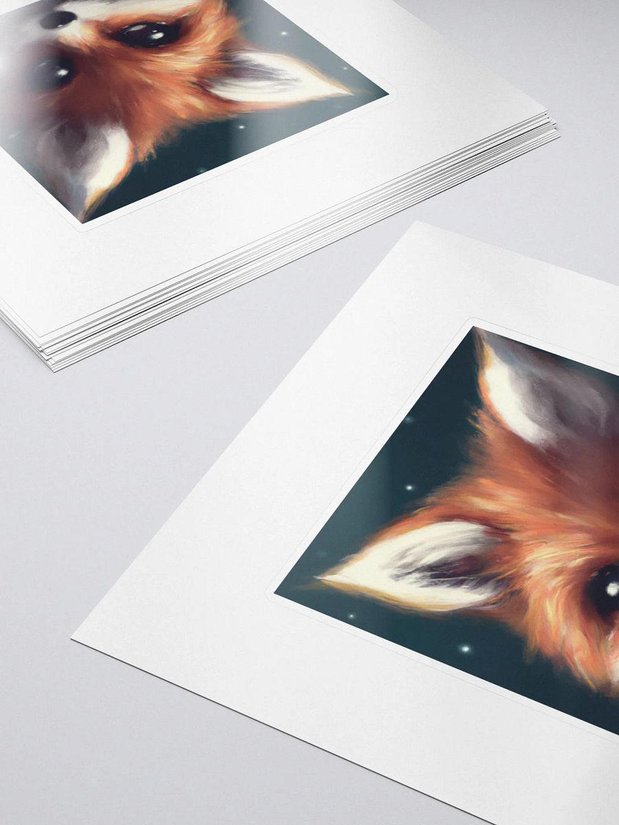 Cute Galactic Fox Delta Sticker product image (5)