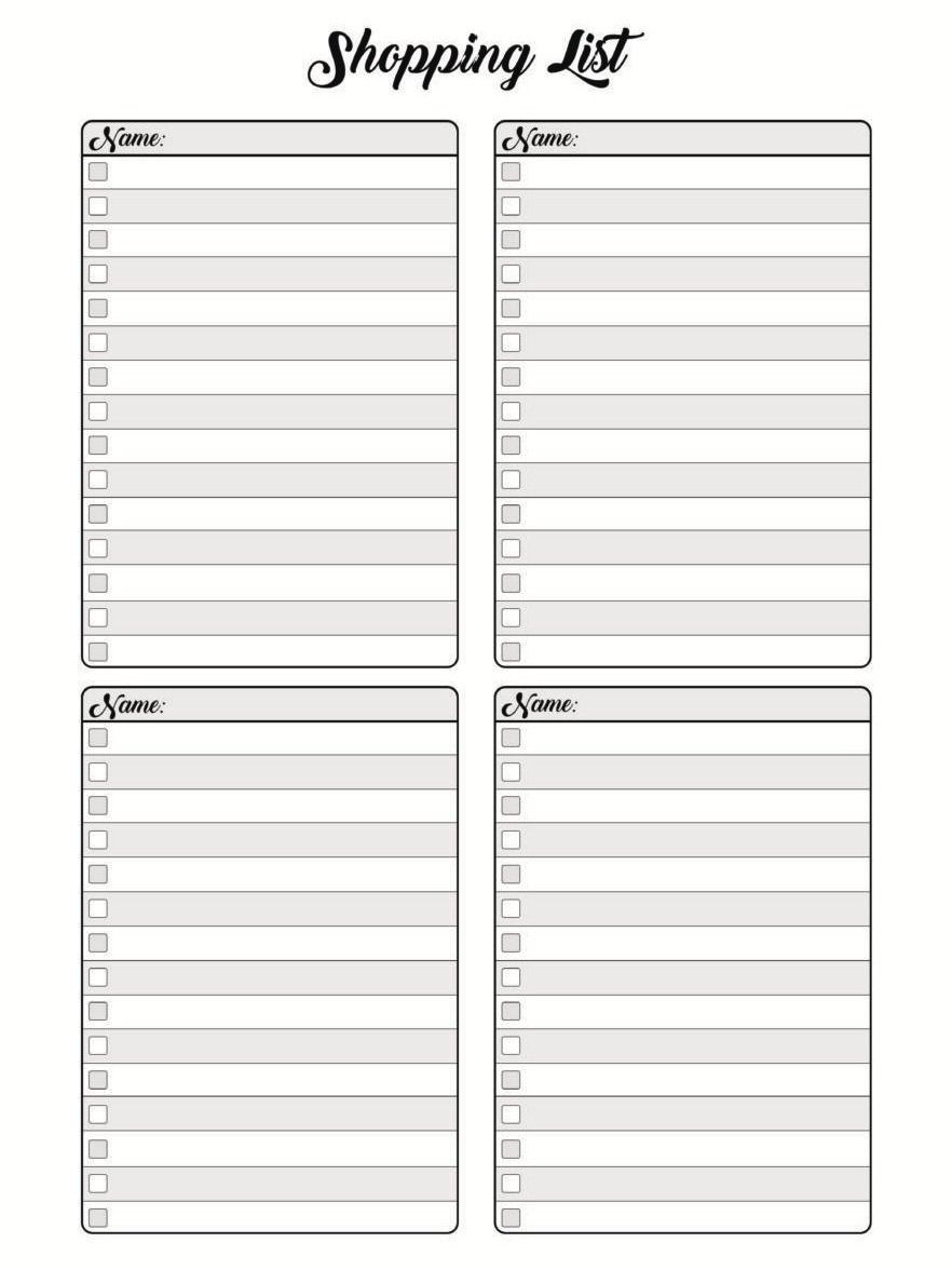 100-Page Shopping List Book: Stay Organized and Simplify Your Grocery Trips product image (2)