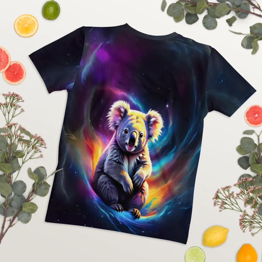 Koality Cuddles Koala Bear All Over Print T-shirt product image (8)