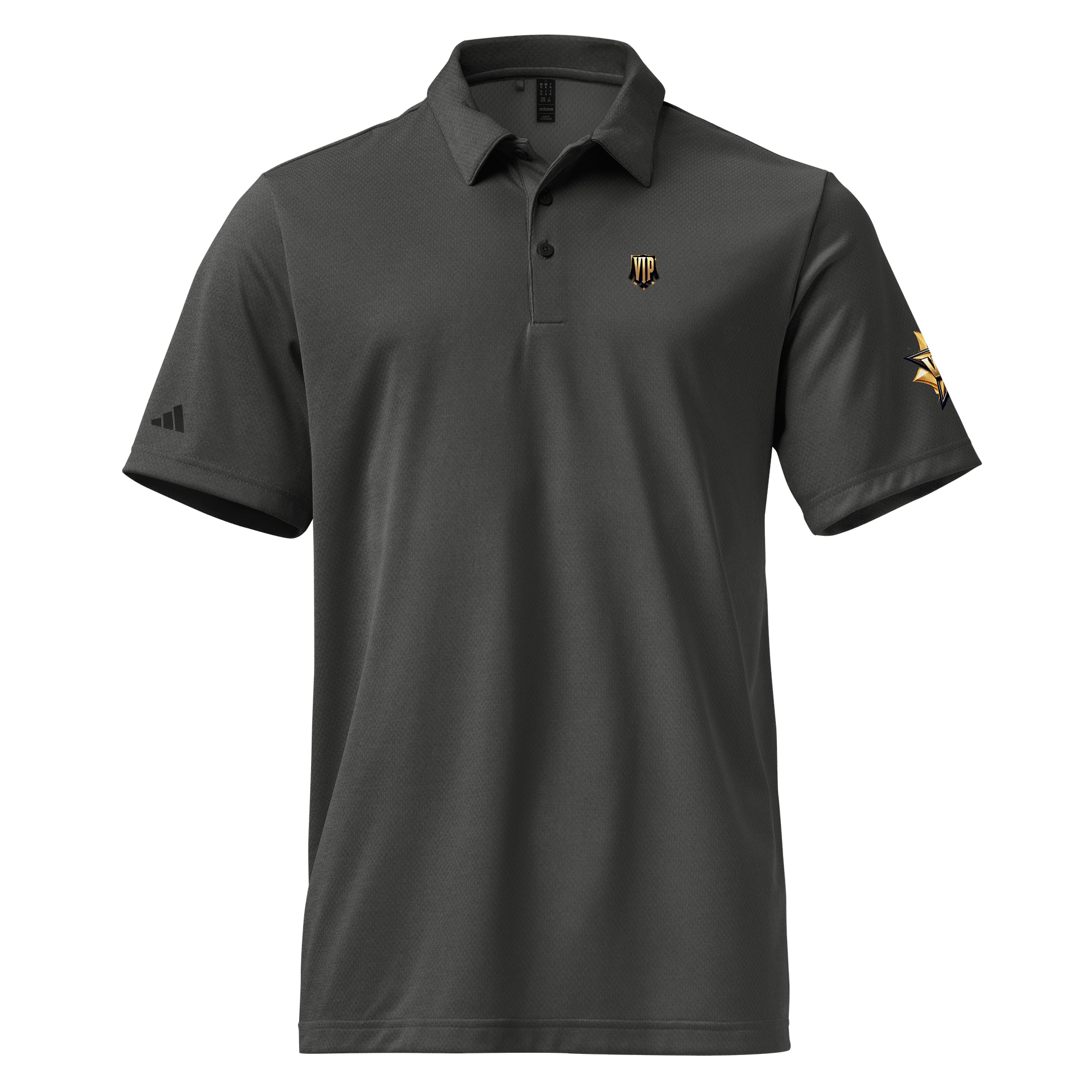 Adidas VIP Star Gold Print Polo Shirt product image (1)