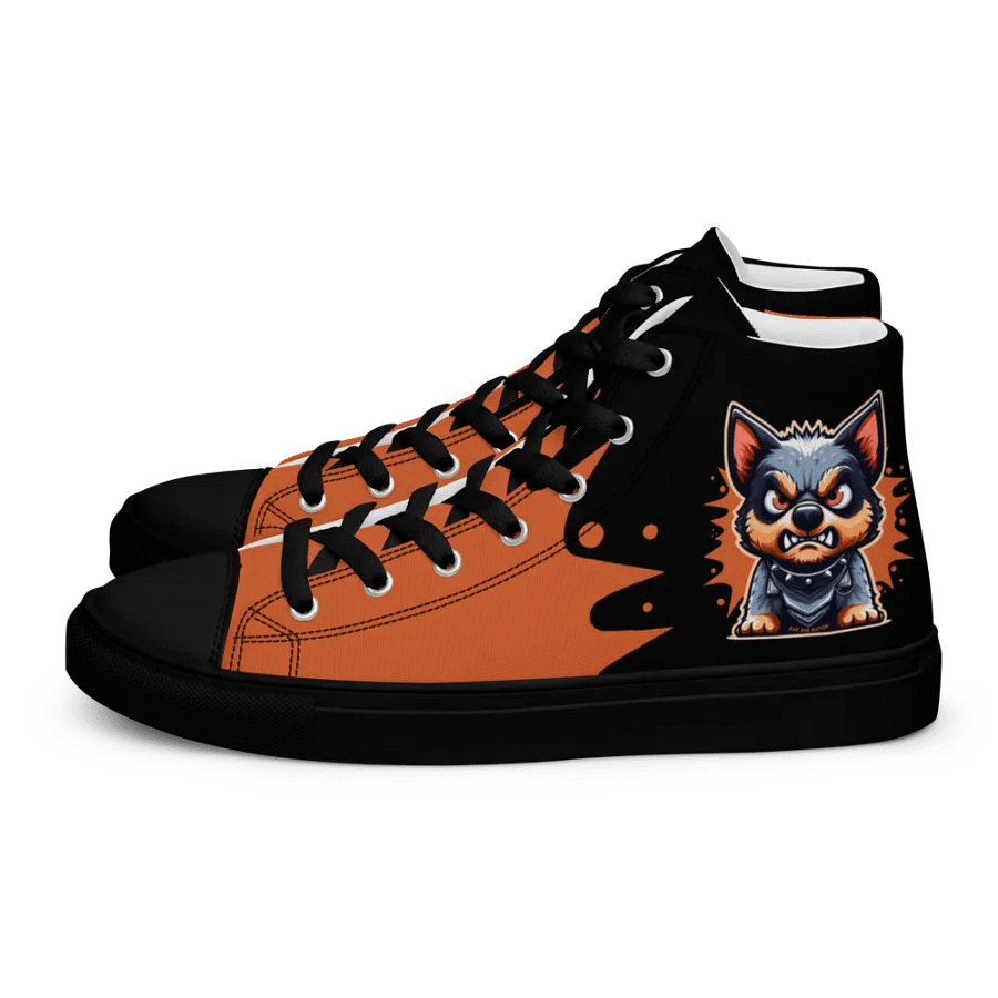 Australian Cattle Dog Angry Pup - Women's Hightop Canvas Shoe product image (1)