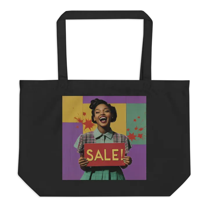 Retro Sale Queen Tote Bag product image (1)
