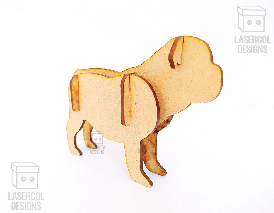 Dogs 3d Puzzle (3 Sizes) Set 3 - Laser Cut Files product image (5)