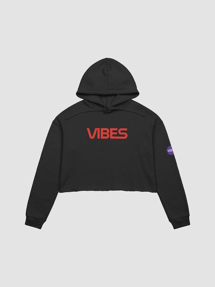 Fleece Crop Hoodie | Liftoff Vibes product image (3)