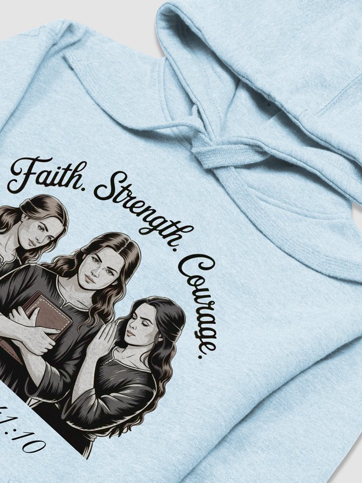 Faith, Strength, Courage Christin Heritage Hoodie product image (2)