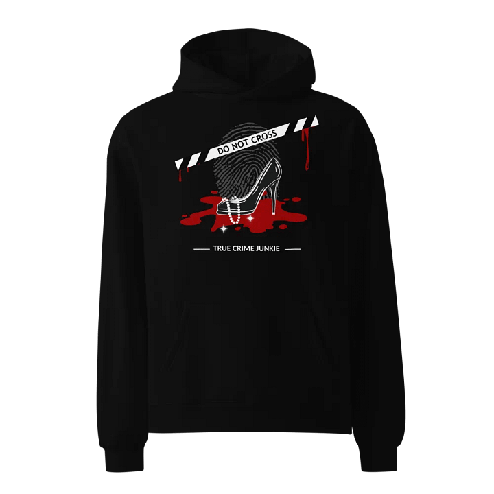 CrimeClothes Heels & Pearls Do Not Cross Premium Oversized Hoodie product image (15)