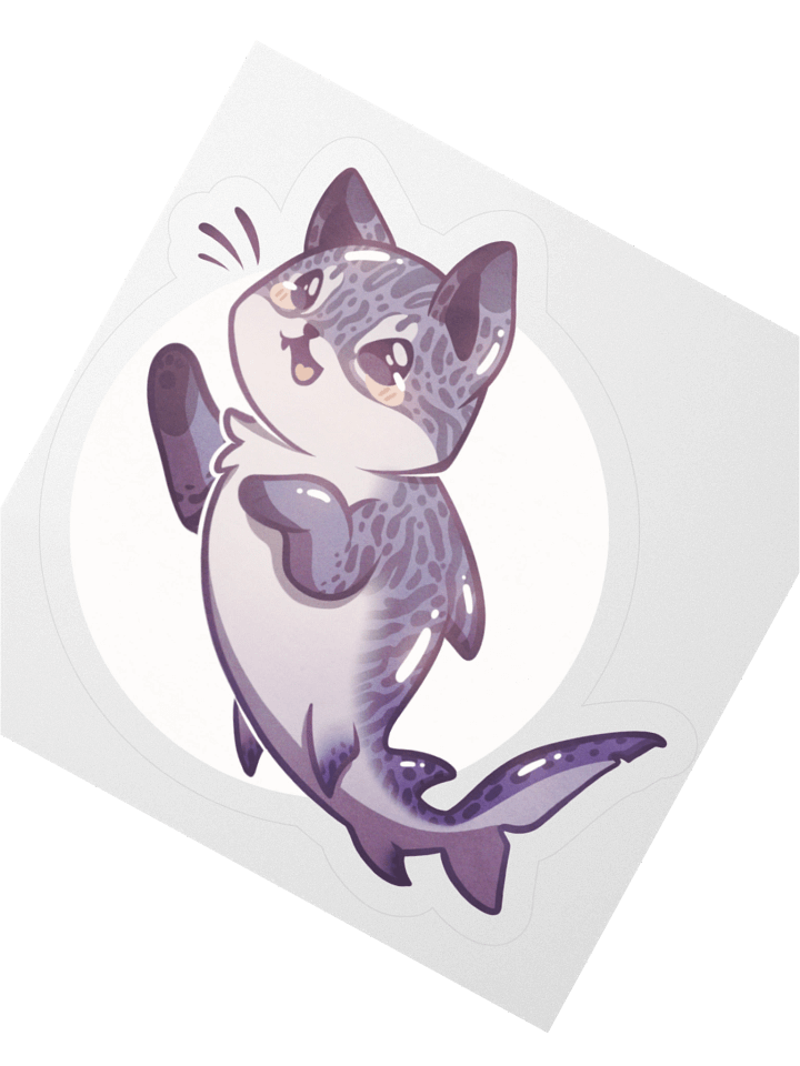 CATSHARK - Tiger shark - sticker product image (2)