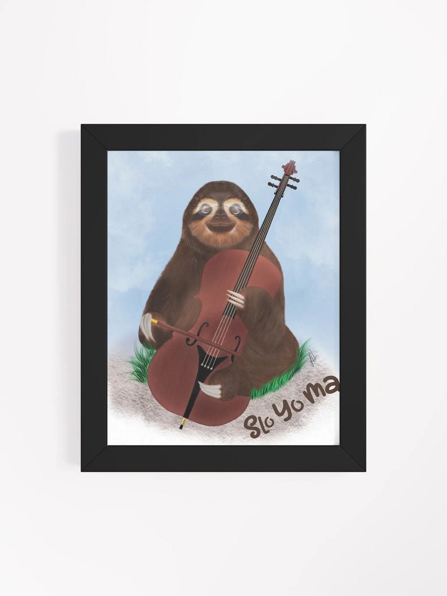 Slo Yo Ma - Sloth Cellist Poster product image (4)