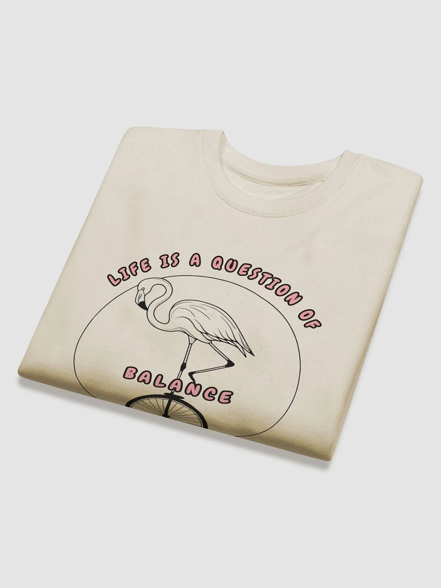 Balance Flamingo Unicycle Sweatshirt product image (3)