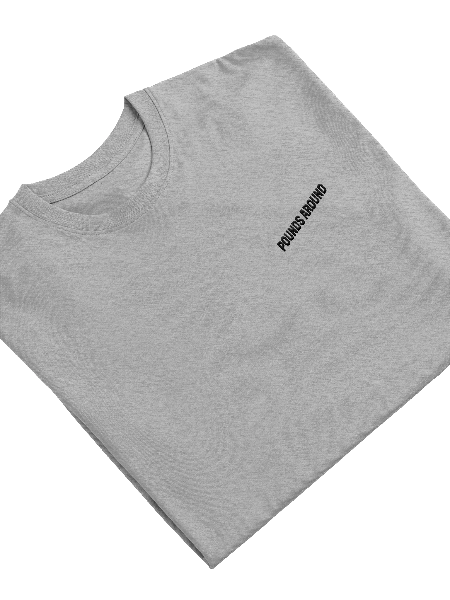 POUNDS AROUND grey with stitched black crest product image (11)