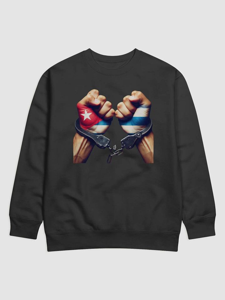 Cuban Flag Freedom Fist Premium Sweatshirt product image (1)