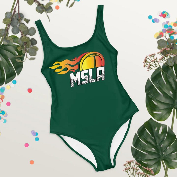 MSLA Green One-Piece Swimsuit product image (1)