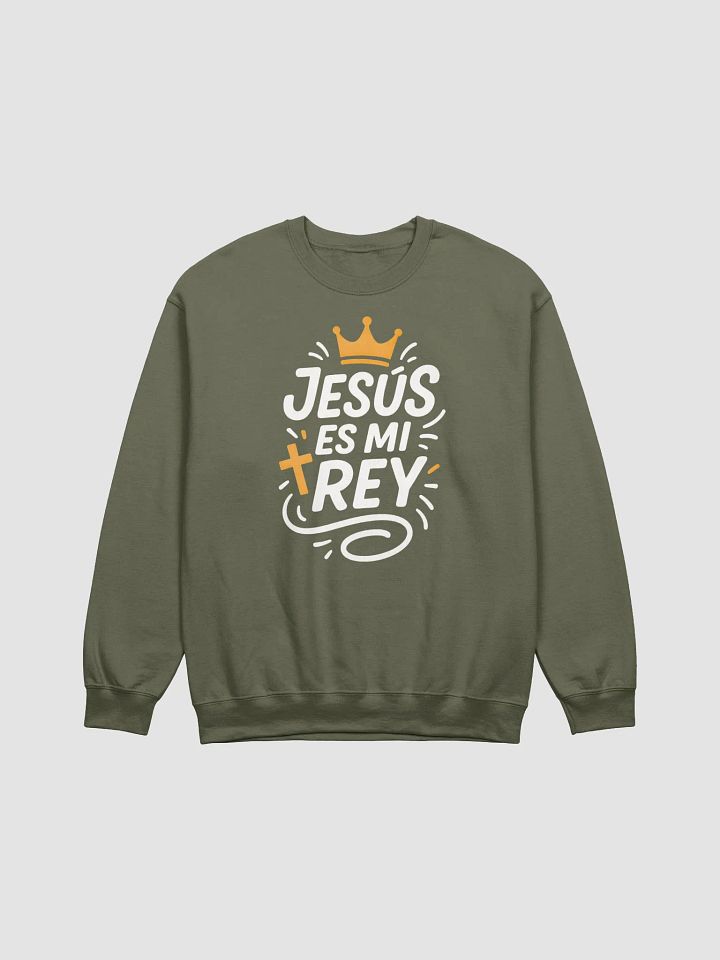 Sudadera Unisex Cuello Redondo | Jesús es mi Rey product image (5)