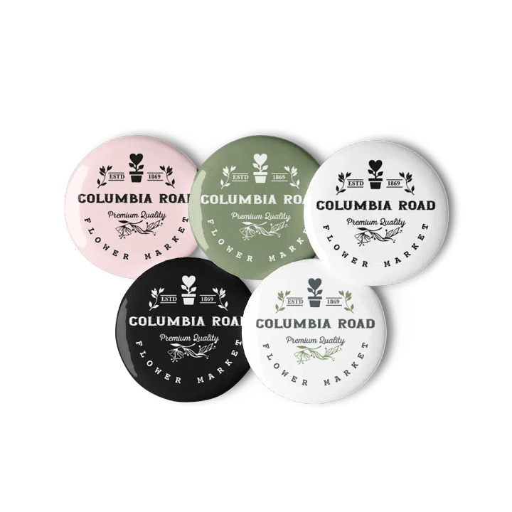 Columbia Road Market Badge Set (Logo) product image (2)