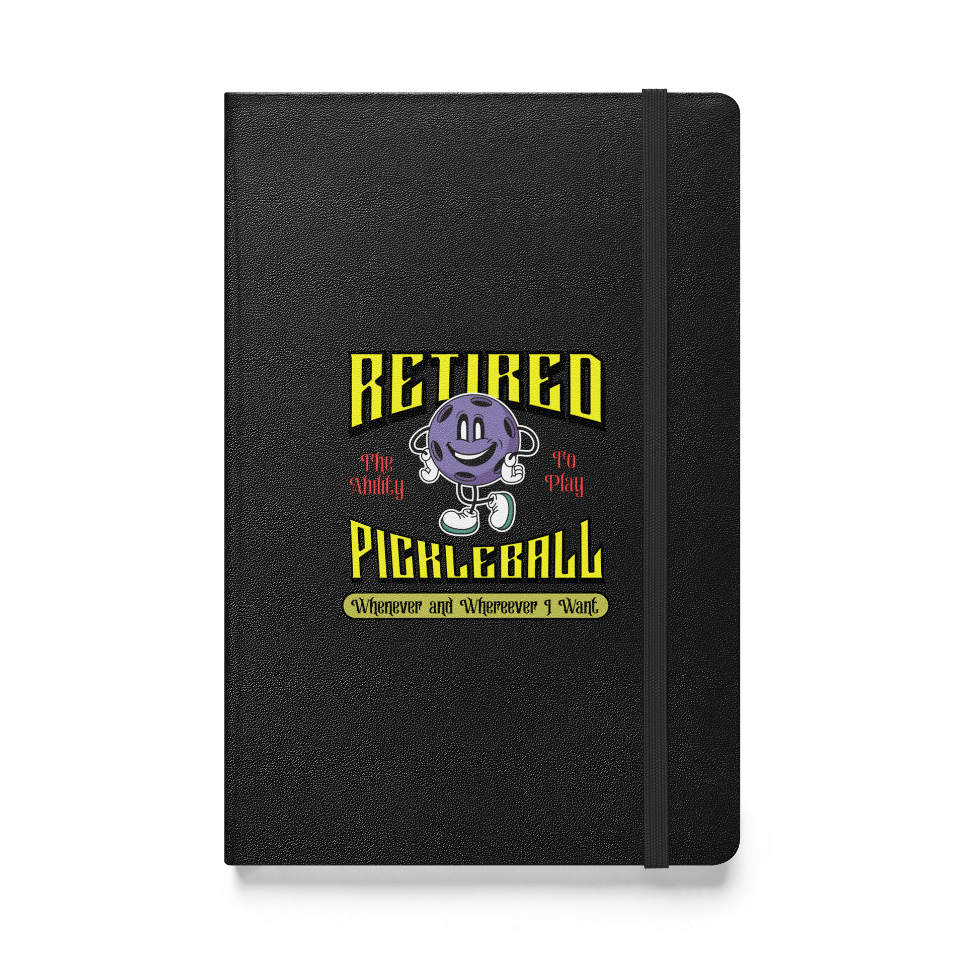 Retired Pickleball Hardcover Notebook product image (1)