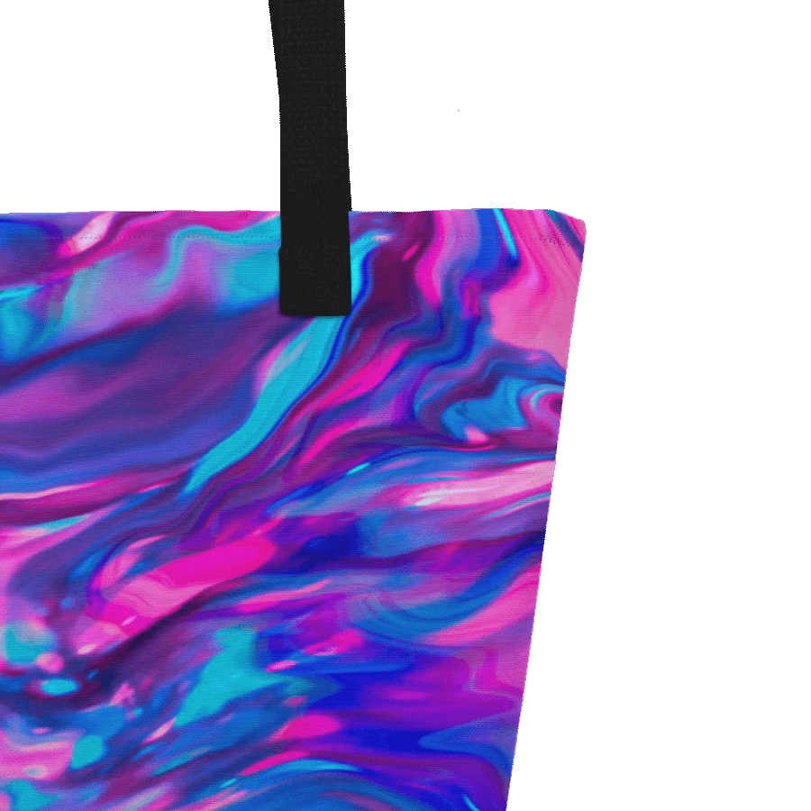 Multicolour Swirls All-Over Tote Bag product image (2)