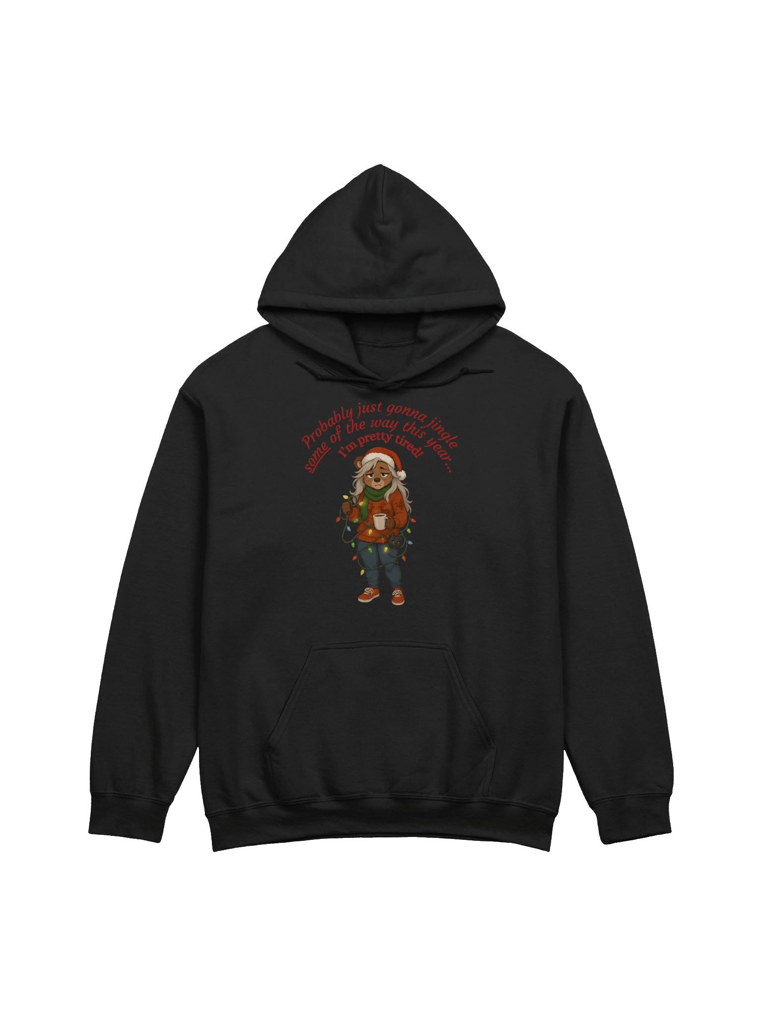 Jingle Half-Way Mama Hoodie product image (2)