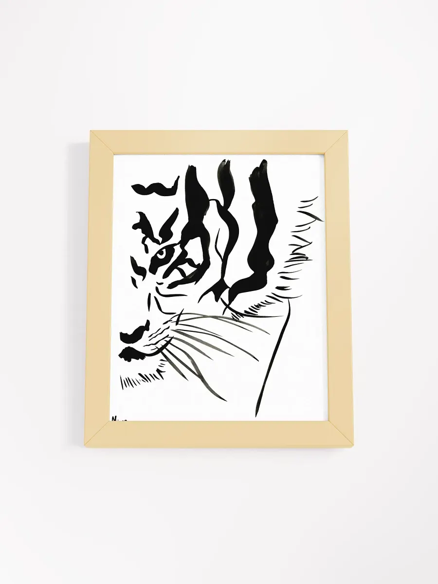 Face Of The Tiger Framed Print product image (1)