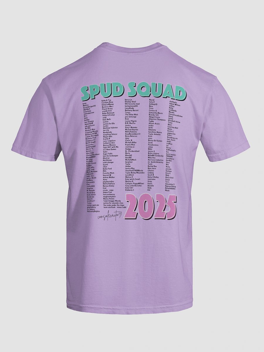 spud squad 2025 tee (dark text) product image (9)