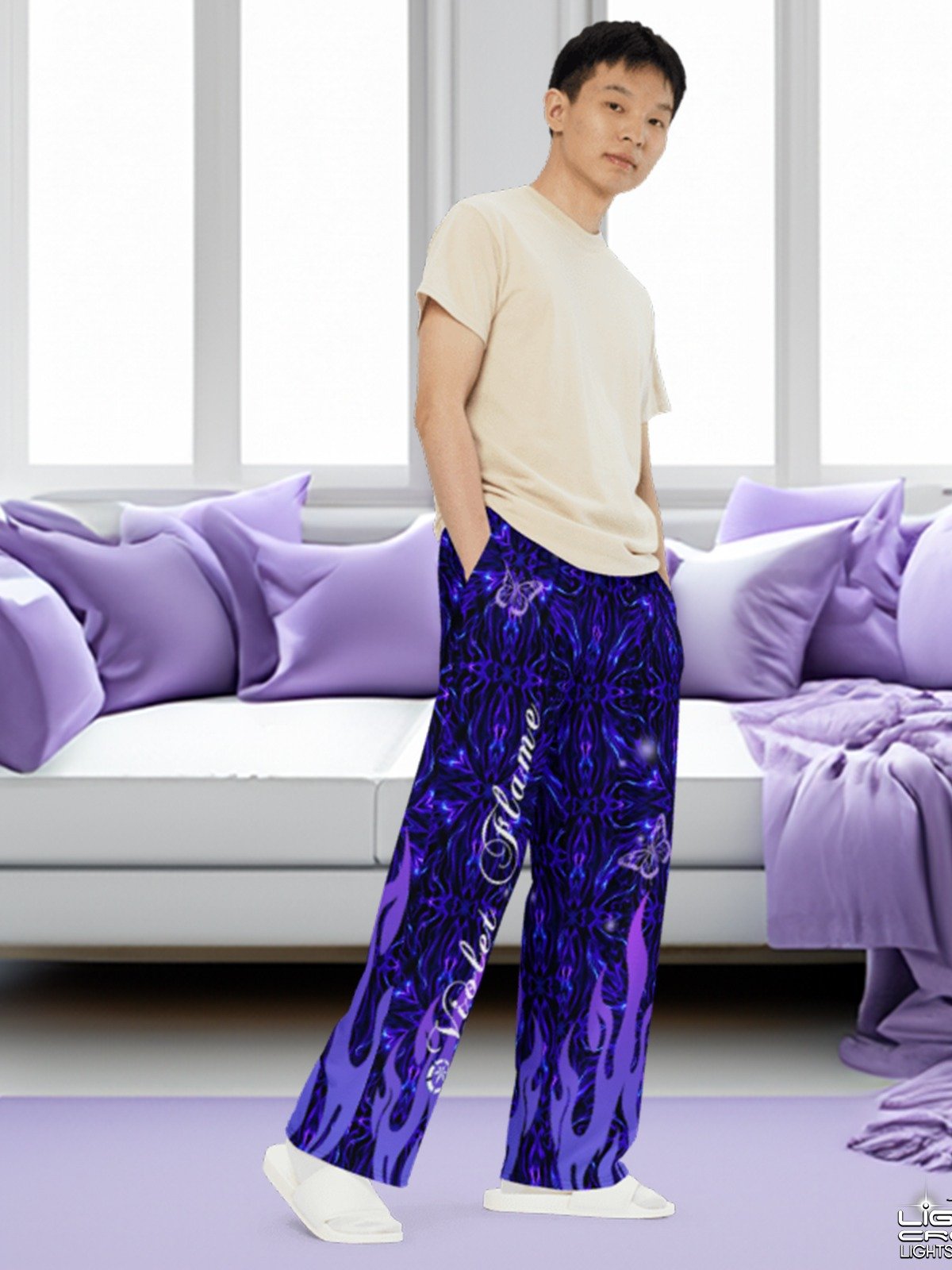 Violet Flame Wide-Leg Pants product image (5)