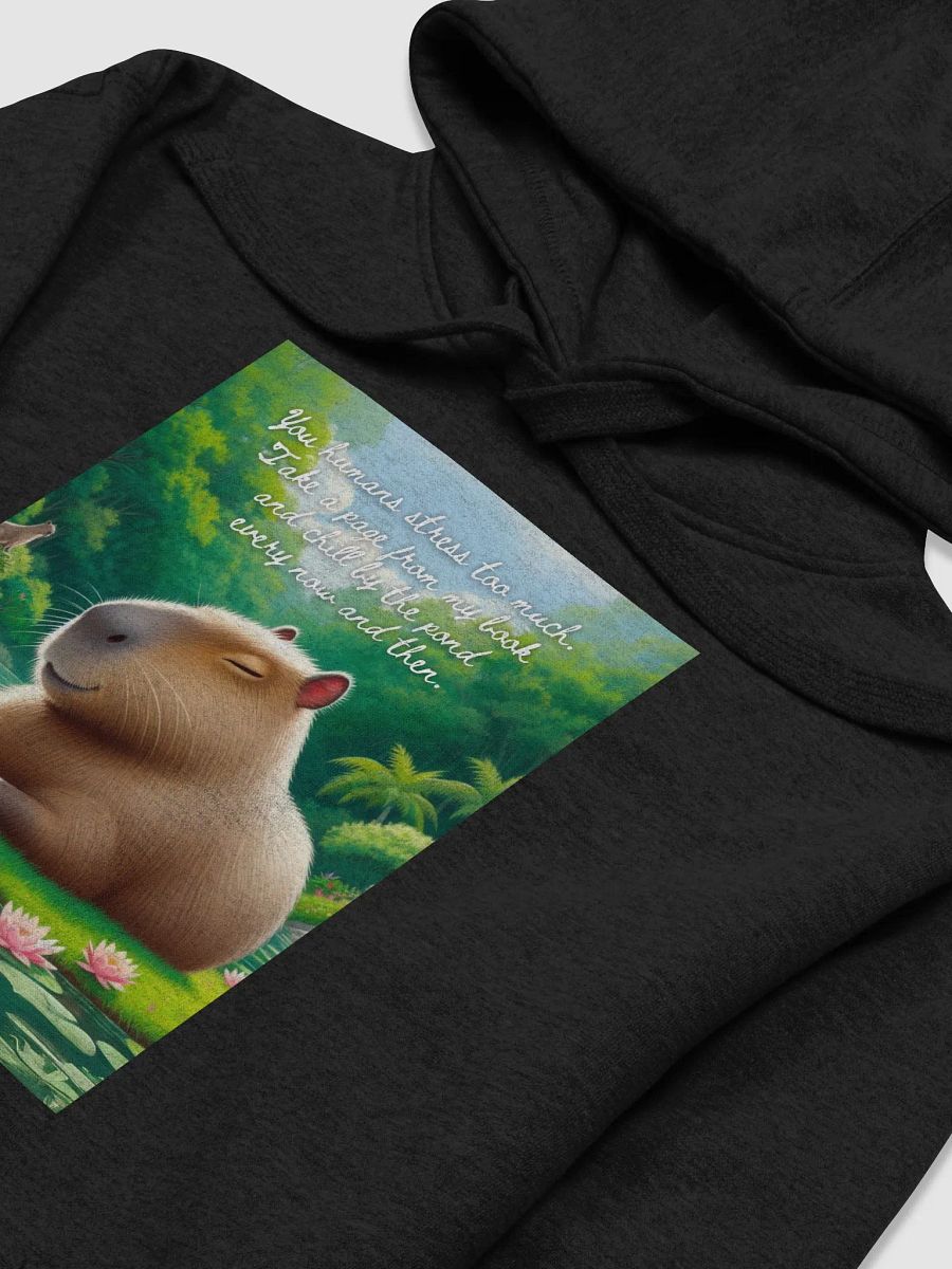 Capybara's Peaceful Advice Hoodie product image (3)