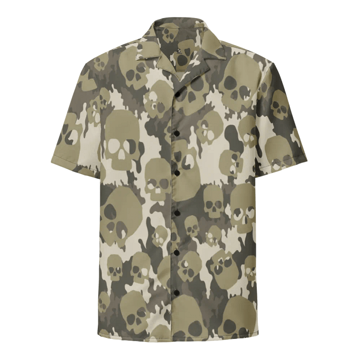 SKULL CAMO HAWAII SHIRT product image (1)