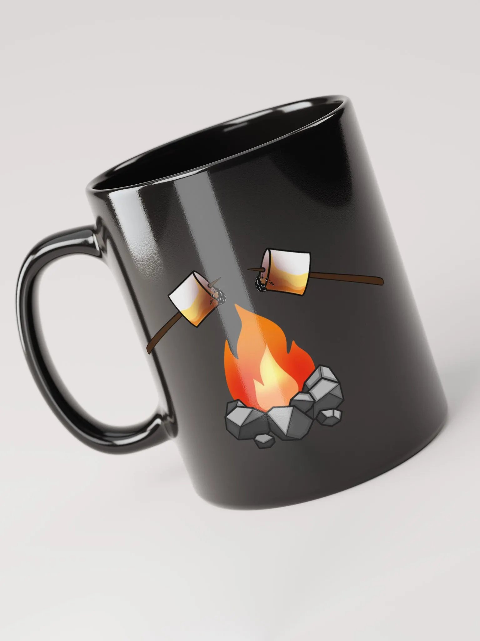 Campfire Black Glossy Mug product image (4)