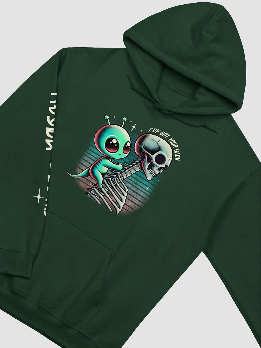"I’ve Got Your Back" Alien Hoodie ( Sleeve Detail) product image (24)