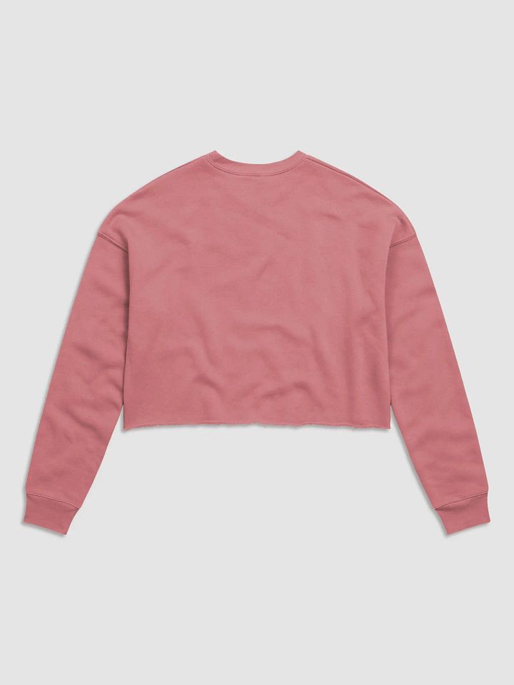 Feminine Rising Cropped Sweatshirt. (Pink) product image (2)