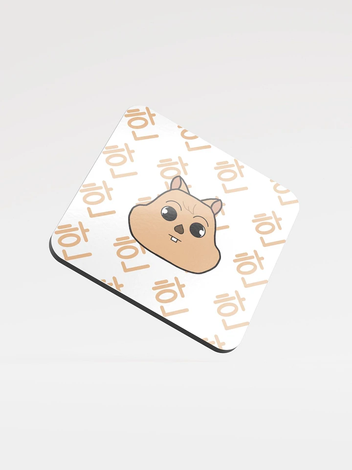 Han Quokka face and hangul coaster product image (1)