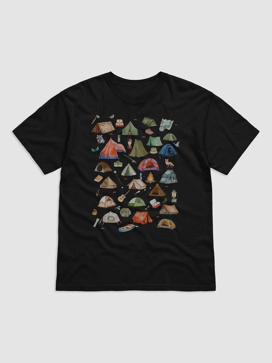 Camping Gear Collage Adult T-Shirt product image (1)