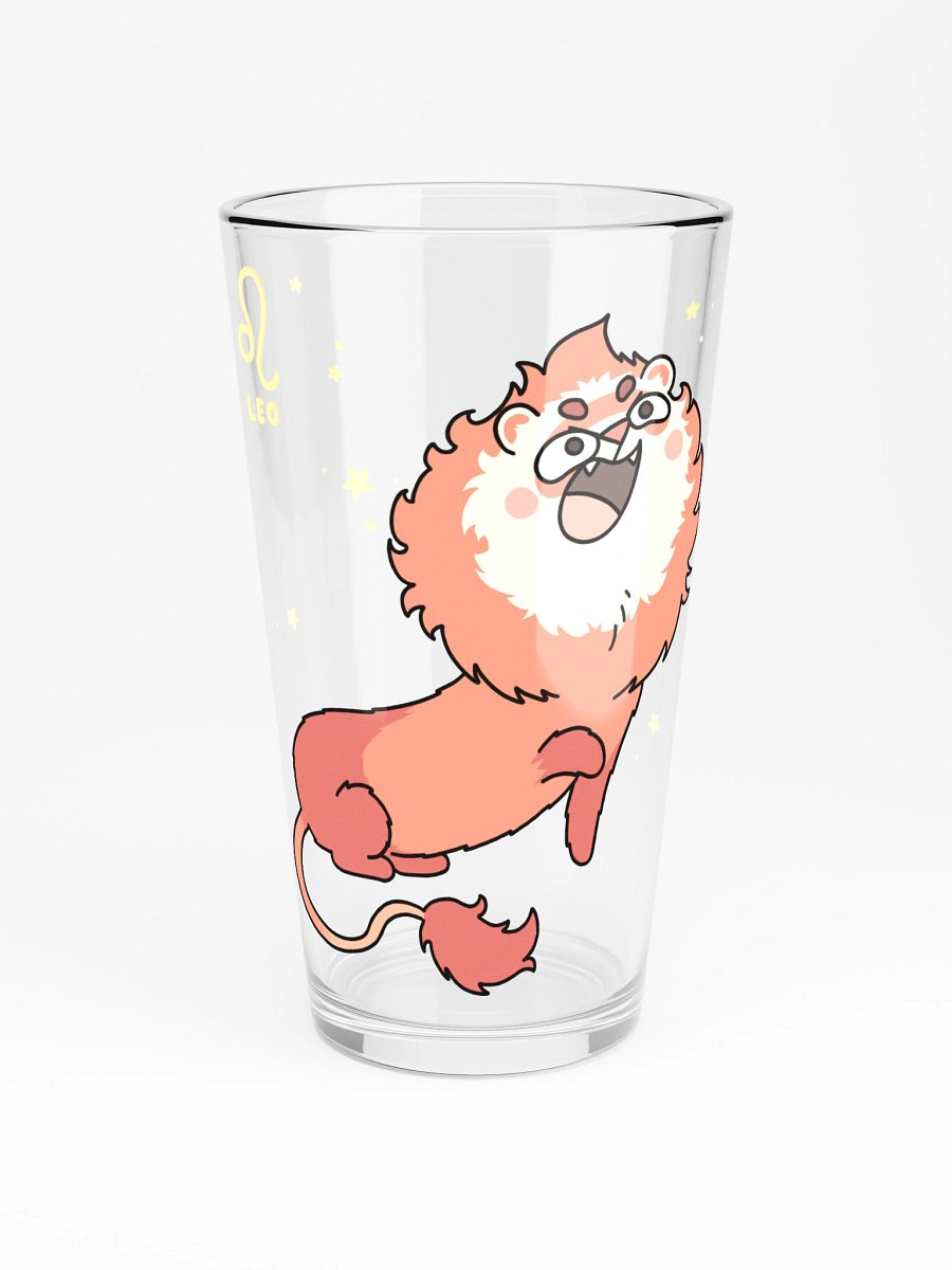 Leo | Ferret Star Signs | Pint Glass product image (3)