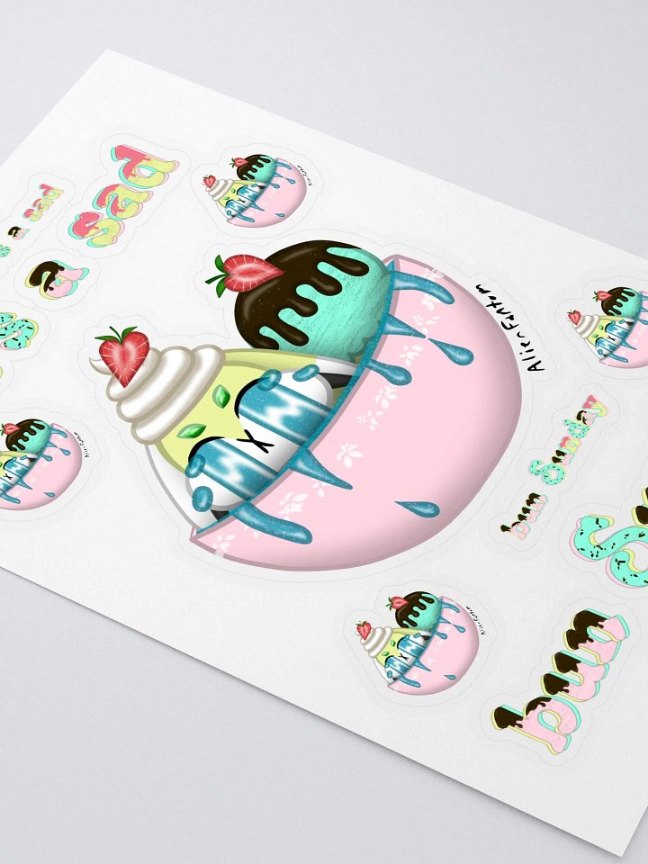 Sad Bun Sunday Sticker Sheet product image (2)