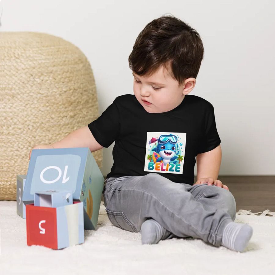 Belize Beach Baby Shark Toddler Tee product image (13)