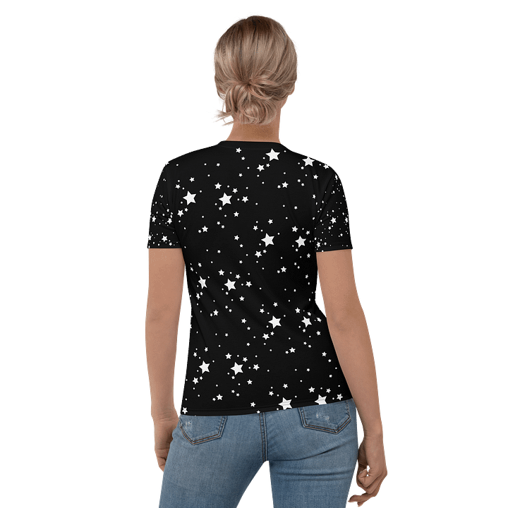 Unicorn (art by Dina R.) acrylic painting picture - Women's Crew Neck T-Shirt product image (1)