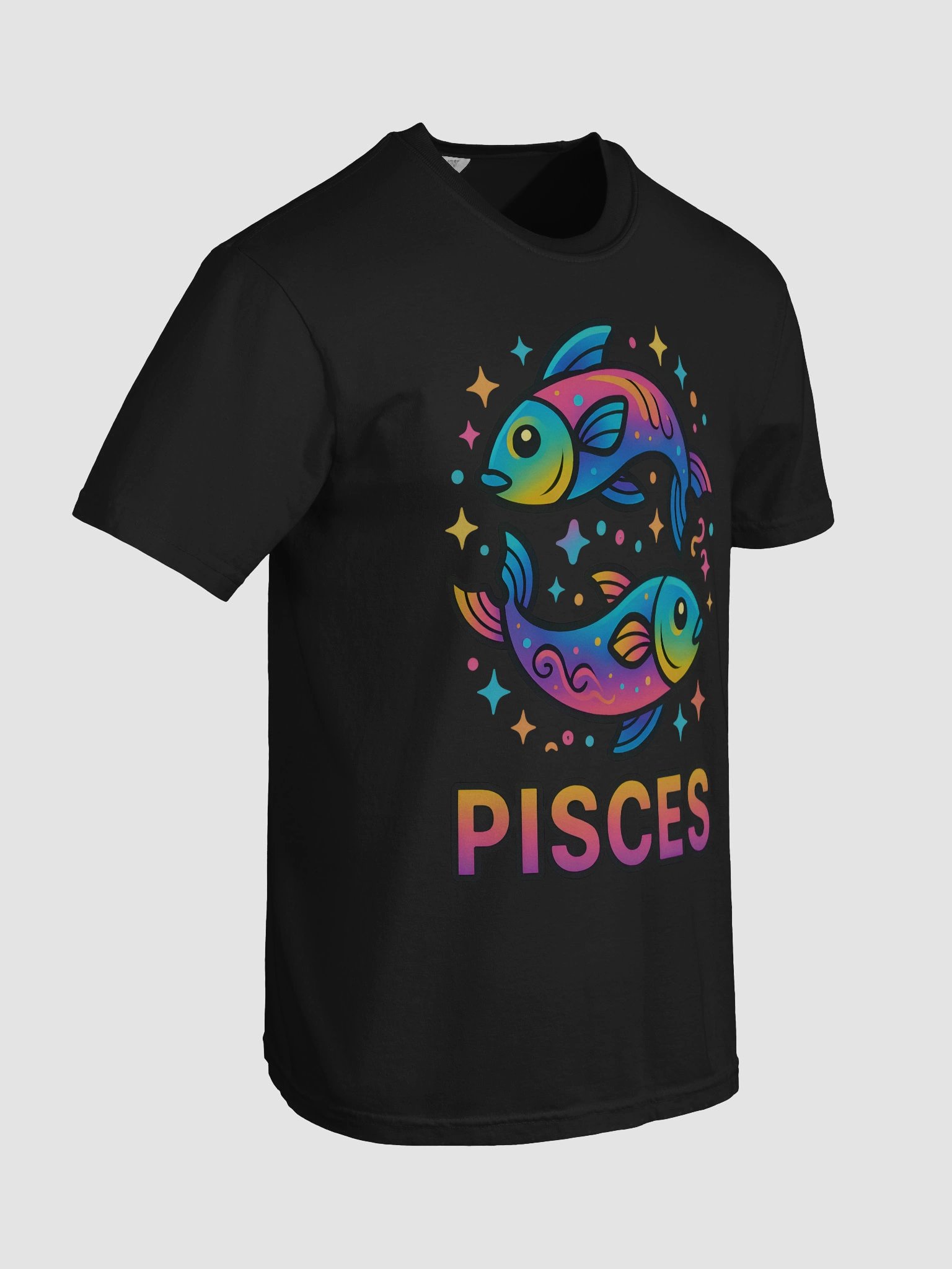 Pisces Zodiac Sign T-Shirt – Dreamy & Compassionate Star Sign Design product image (8)